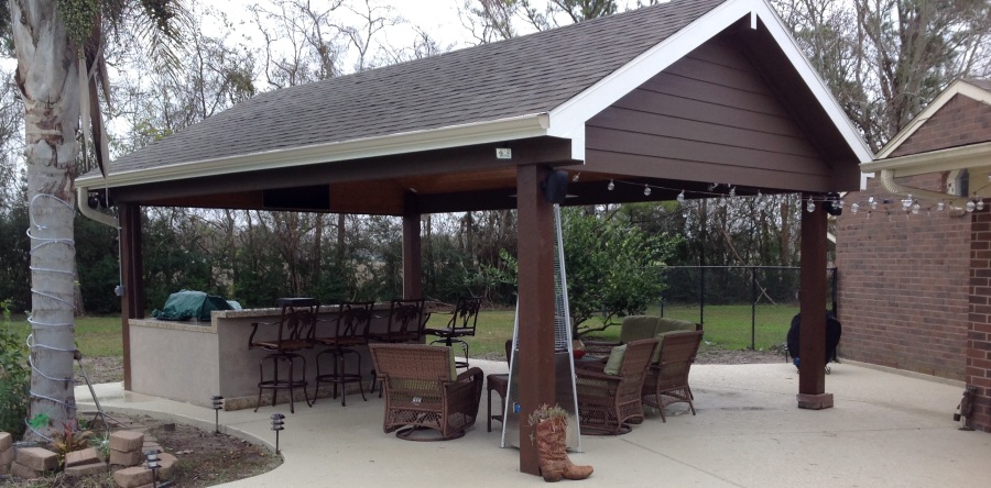 Covered Patio Ideas For The Backyard Increte Of Houston - Covered Patio Ideas For Backyard